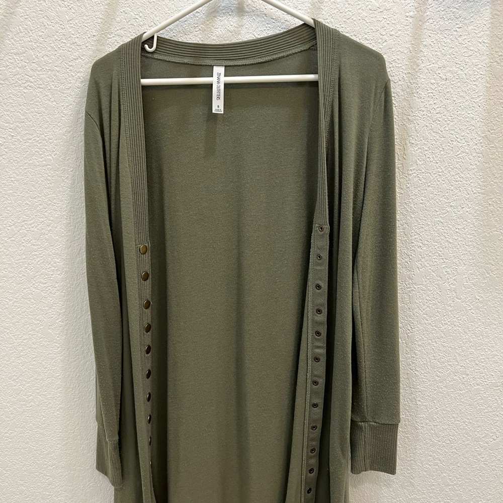Olive cardigan